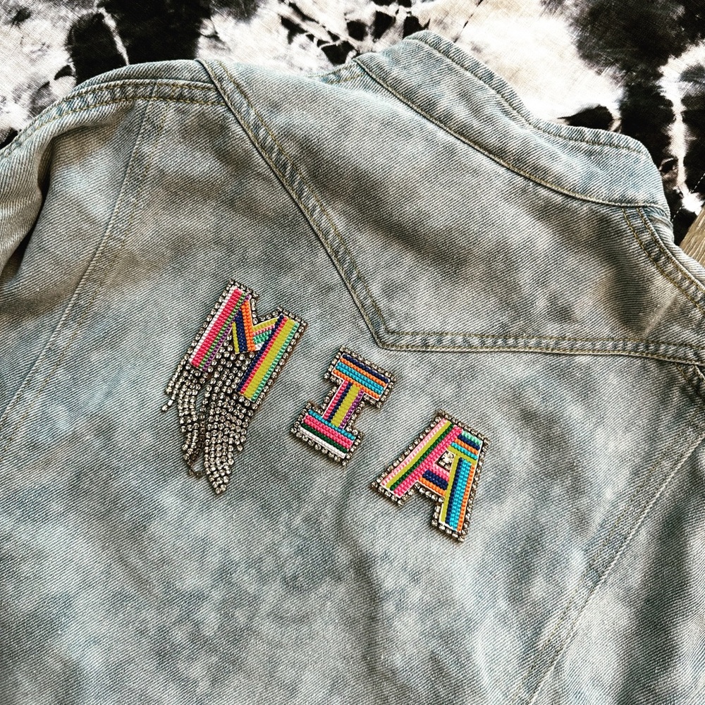 CUSTOM kids Name Jean Jackets, chic jacket style